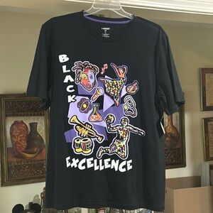 Black excellence tee